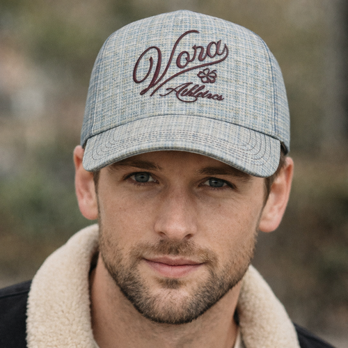 Vora Athletics Cap – Blue Plaid